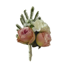 Load image into Gallery viewer, TXV Mart Wedding Boutonniere For Men | Groom Boutonniere/Boutonniere/Wedding Prom Homecoming Graduation Silk Flow-TXV Mart