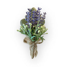 Load image into Gallery viewer, TXV Mart Lavender Boutonniere | Rustic Wedding | Groom or Groomsmen Boutonniere | Country Wedding | Elegant Wedding | Prom Special Occasion-Boutonnieres-TXV Mart