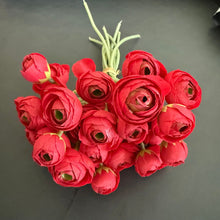 Load image into Gallery viewer, TXV Mart 10pcs Faux Silk Ranunculus | DIY Flower Arrangement-TXV Mart