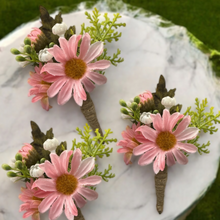 Load image into Gallery viewer, Rustic Daisy Boutonniere – Assorted Colors-Boutonniere-TXV Mart
