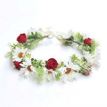 Load image into Gallery viewer, Handmade Floral Crown – Daisy & Rose-Crown-TXV Mart
