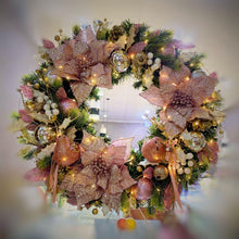 Load image into Gallery viewer, 11'' Diamond Poinsettia Pick | Glitter Christmas Flower | Holiday Tree or Wreath Decoration-TXV Mart