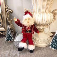 Load image into Gallery viewer, Mini Happy Santa | Plush Santa Doll | Festive Holiday Decor for Shelves & Mantels-TXV Mart