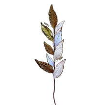Load image into Gallery viewer, 21" Leaves Spray | Glitter Leaf Stem | Elegant Picks for Holiday Wreaths & Trees-TXV Mart