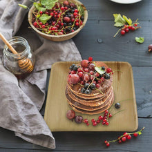 Load image into Gallery viewer, TXV Mart Disposable Palm Leaf Plates Square 10 Inch 25 Pack 100% Natural, Biodegradable and Compostable, Heavy Duty, Party, Weddings, Picnic, Holidays-disposal dinnerware-TXV Mart