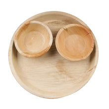 Load image into Gallery viewer, TXV Mart Disposable Party Dinnerware Palm Leaf Round Bowls 6in 100% Natural, Biodegradable and Compostable (Pack of 20)-disposal dinnerware-TXV Mart