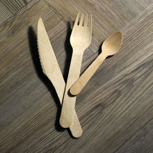 Load image into Gallery viewer, TXV Mart Wooden Knives Disposable, 100pcs, 6in Biodegradable Knives, Compostable Knives, Wooden Cutlery, Wooden Knife-Disposal Dinnerware-TXV Mart