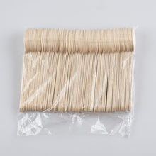 Load image into Gallery viewer, TXV Mart Wooden Disposable Spoons, 100pcs, 6in Biodegradable Spoons, Compostable Spoons, Wooden Craft Spoons, Dessert Spoons, Wooden Spoon Samples, Party, Cake Spoons Chocolate Stirrers-disposal dinnerware-TXV Mart