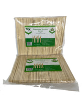 Load image into Gallery viewer, TXV Mart Wooden Knives Disposable, 100pcs, 6in Biodegradable Knives, Compostable Knives, Wooden Cutlery, Wooden Knife-Disposal Dinnerware-TXV Mart