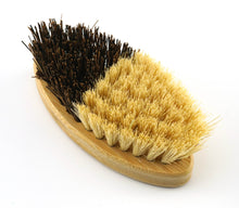 Load image into Gallery viewer, TXV Mart | Natural Bamboo Fruits and Vegetable Brush Scrubber with Coconut Fibre and Sisal Bristles | Clean Potatoes Corn Beets Carrots Kitchen-TXV Mart
