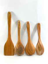 Load image into Gallery viewer, TXV Mart | Natural Wooden Cooking Utensils, Reusable Scratch Resistant Non-Stick Pans | Set of 4 pcs-TXV Mart