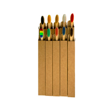Load image into Gallery viewer, TXV Mart Eco-friendly Natural Bamboo Toothbrush BPA Free Biodegradable Handle Mixed Color (Pack of 10 individual boxes)-toothbrush-TXV Mart