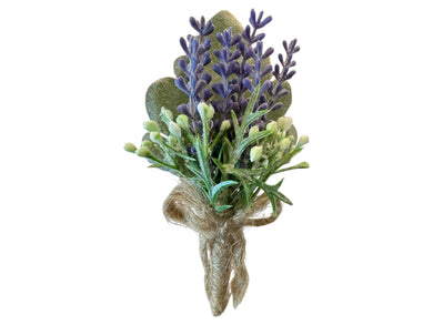 TXV Mart Lavender Boutonniere | Rustic Wedding | Groom or Groomsmen Boutonniere | Country Wedding | Elegant Wedding | Prom Special Occasion-TXV Mart