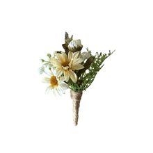 Load image into Gallery viewer, Rustic Daisy Boutonniere – Assorted Colors-Boutonniere-TXV Mart

