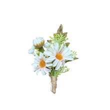 Load image into Gallery viewer, Rustic Daisy Boutonniere – Assorted Colors-Boutonniere-TXV Mart
