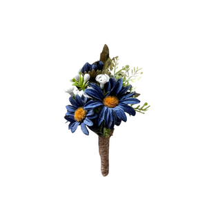 Rustic Daisy Boutonniere – Assorted Colors-Boutonniere-TXV Mart