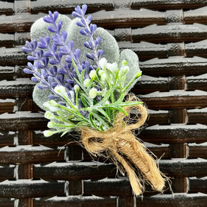 TXV Mart Lavender Boutonniere | Rustic Wedding | Groom or Groomsmen Boutonniere | Country Wedding | Elegant Wedding | Prom Special Occasion-TXV Mart