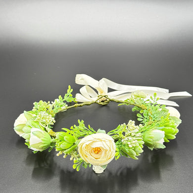 Greenery Flower Crown | Rustic Botanical Floral Headpiece for Girls & Women-Crown-TXV Mart