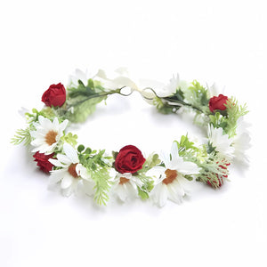 Handcrafted Floral Crown for Little Girls Perfect for Weddings, Photoshoots Special Occasions-TXV Mart