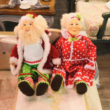 Load image into Gallery viewer, Mini Mr and Mrs Santa in Pajama | Cute Christmas Dolls | Holiday Shelf Decor for Home &amp; Office-TXV Mart
