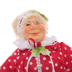 Mini Mr and Mrs Santa in Pajama | Cute Christmas Dolls | Holiday Shelf Decor for Home & Office-TXV Mart