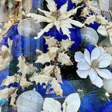 Load image into Gallery viewer, 33&quot; Leaves Spray | Gold Glitter Christmas Stem | Holiday Decor for Wreaths, Trees &amp; Arrangements-TXV Mart
