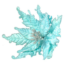 Load image into Gallery viewer, Diamond Poinsettia Pick | Glitter Holiday Floral | Christmas Tree Embellishment Clip-TXV Mart
