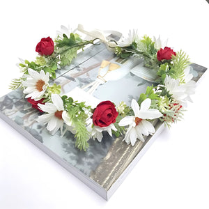 Handcrafted Floral Crown for Little Girls Perfect for Weddings, Photoshoots Special Occasions-TXV Mart