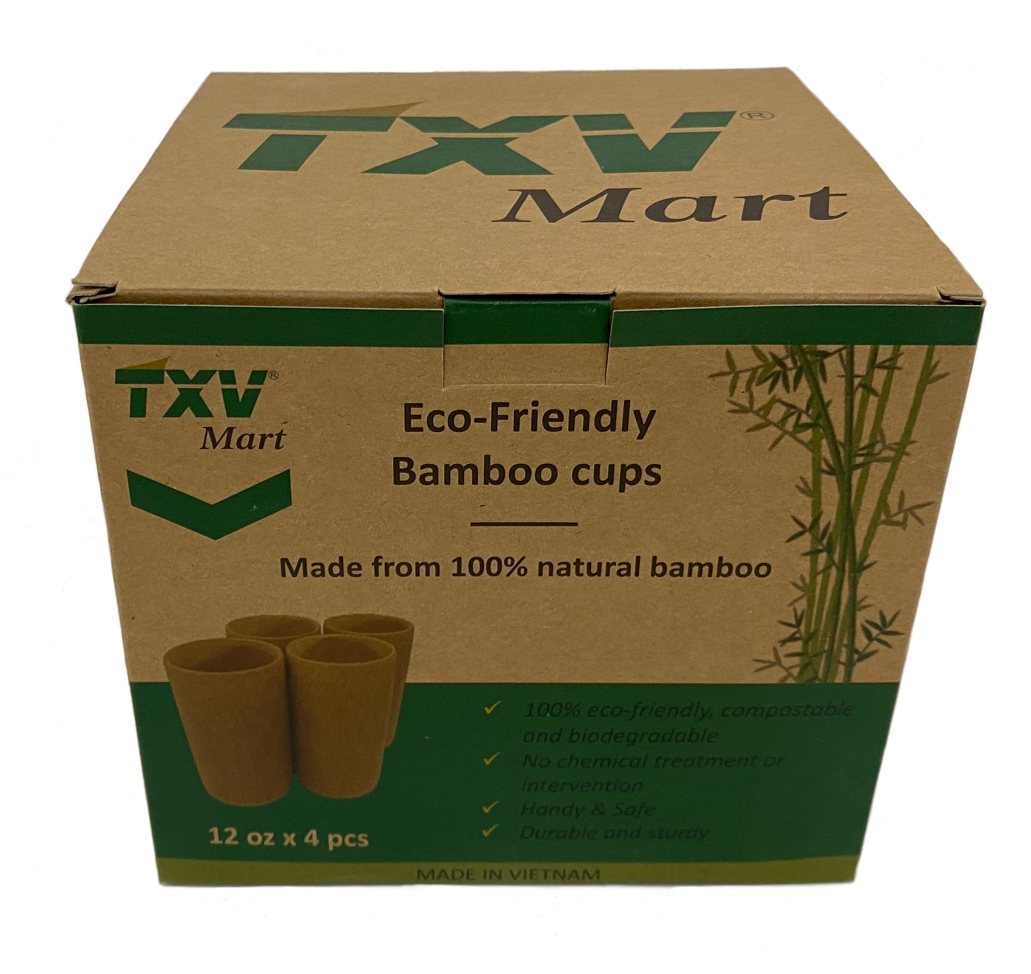Vivid EcoCup Bamboo Biodegradable Cups (Vivid by Pearson)