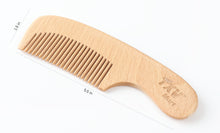 Load image into Gallery viewer, TXV Mart Eco-friendly Natural Wooden Baby Hairbrush and Comb Set for Newborns and Toddlers, Soft Goat Hair Bristles, Healthier Scalp, Reduce Cradle Cap, Toddler Comb, Scalp Grooming, Baby Registry-TXV Mart
