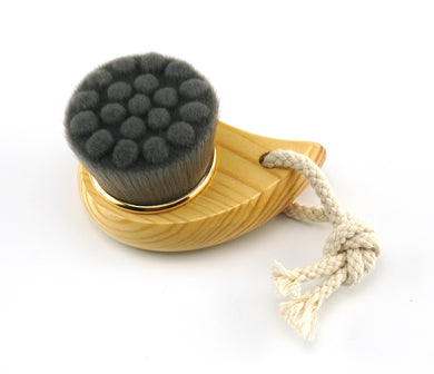 TXV Mart | Silky Soft Bristles Wooden Facial Cleansing Brush for Deep Pore Cleansing and Skin Exfoliating-TXV Mart