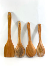 Load image into Gallery viewer, TXV Mart | Natural Wooden Cooking Utensils, Reusable Scratch Resistant Non-Stick Pans | Set of 4 pcs-TXV Mart
